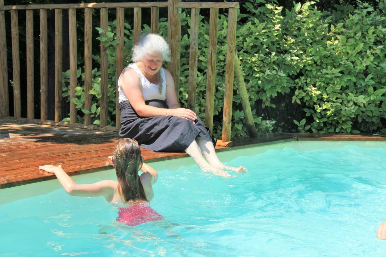 Gite Derriere Les Oliviers -Le Mas De La Cigale Bleue Caumont-sur-Durance 外观 照片